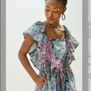 Anthropologie Clementine maxi dress, size small